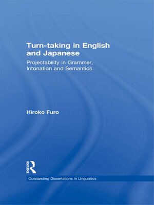 cover image of Turn-taking in English and Japanese